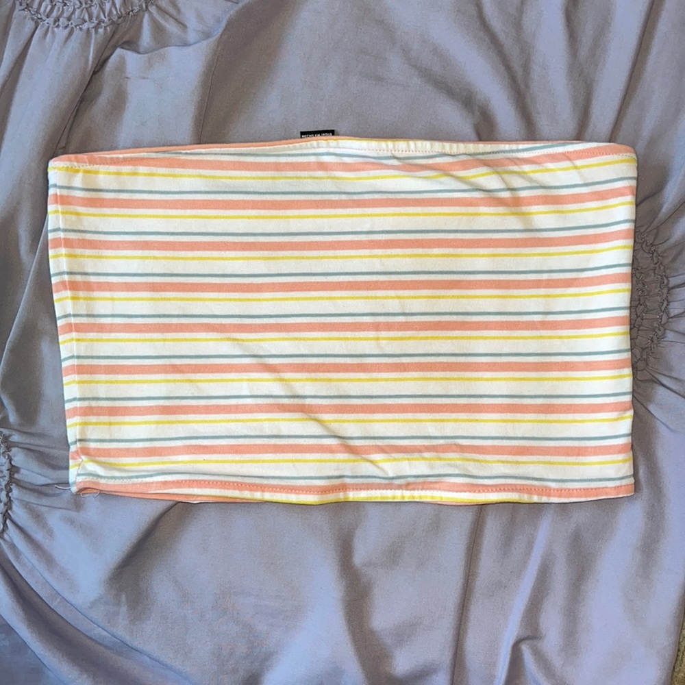 Forever 21 stripped tube top
